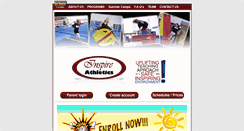 Desktop Screenshot of inspireathletics.com