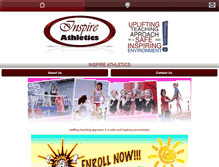 Tablet Screenshot of inspireathletics.com